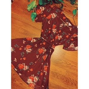 Floral Wrap Dress